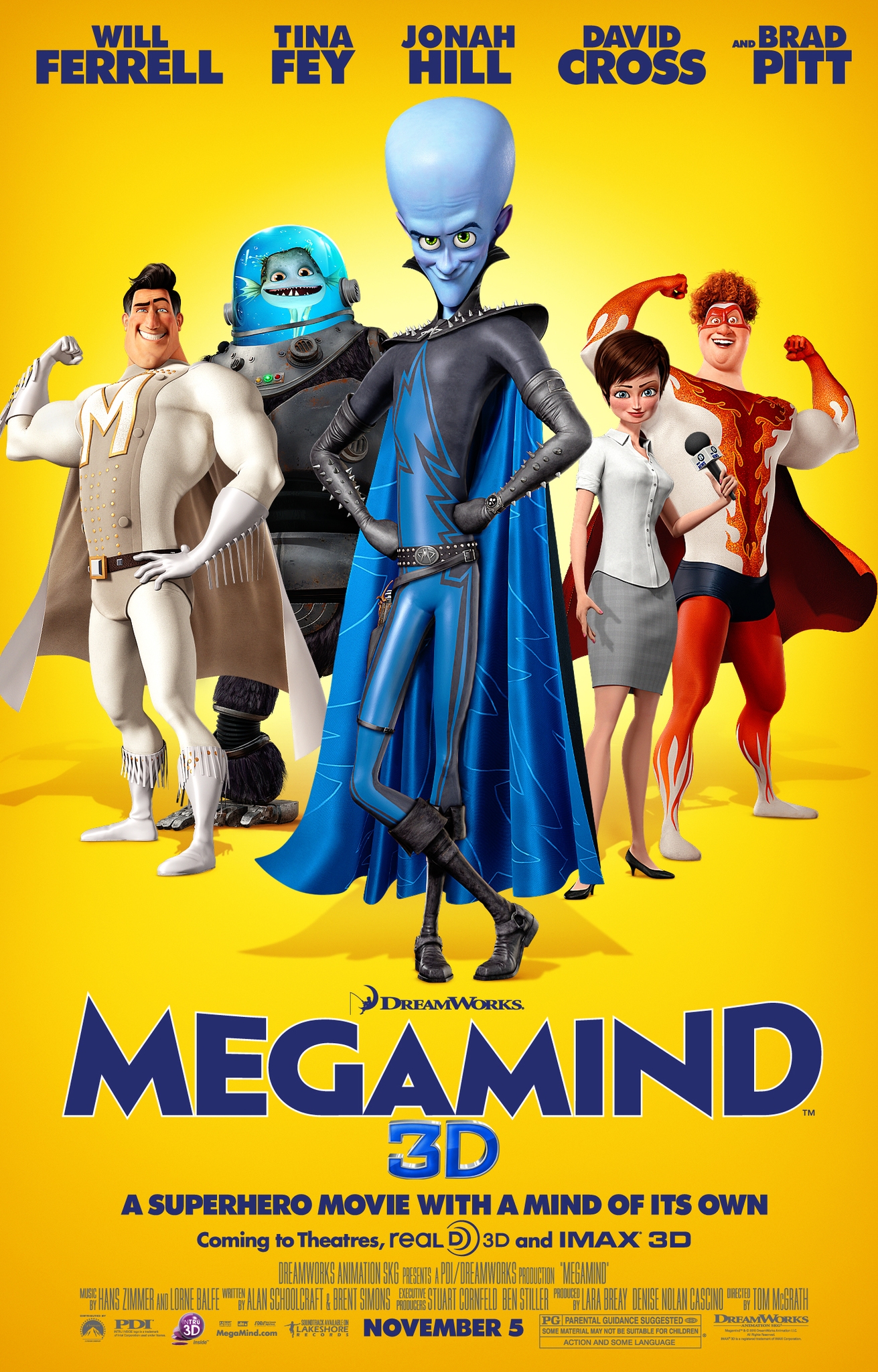 MegaMind (2010) จอมวายร้ายพิทักษ์โลก