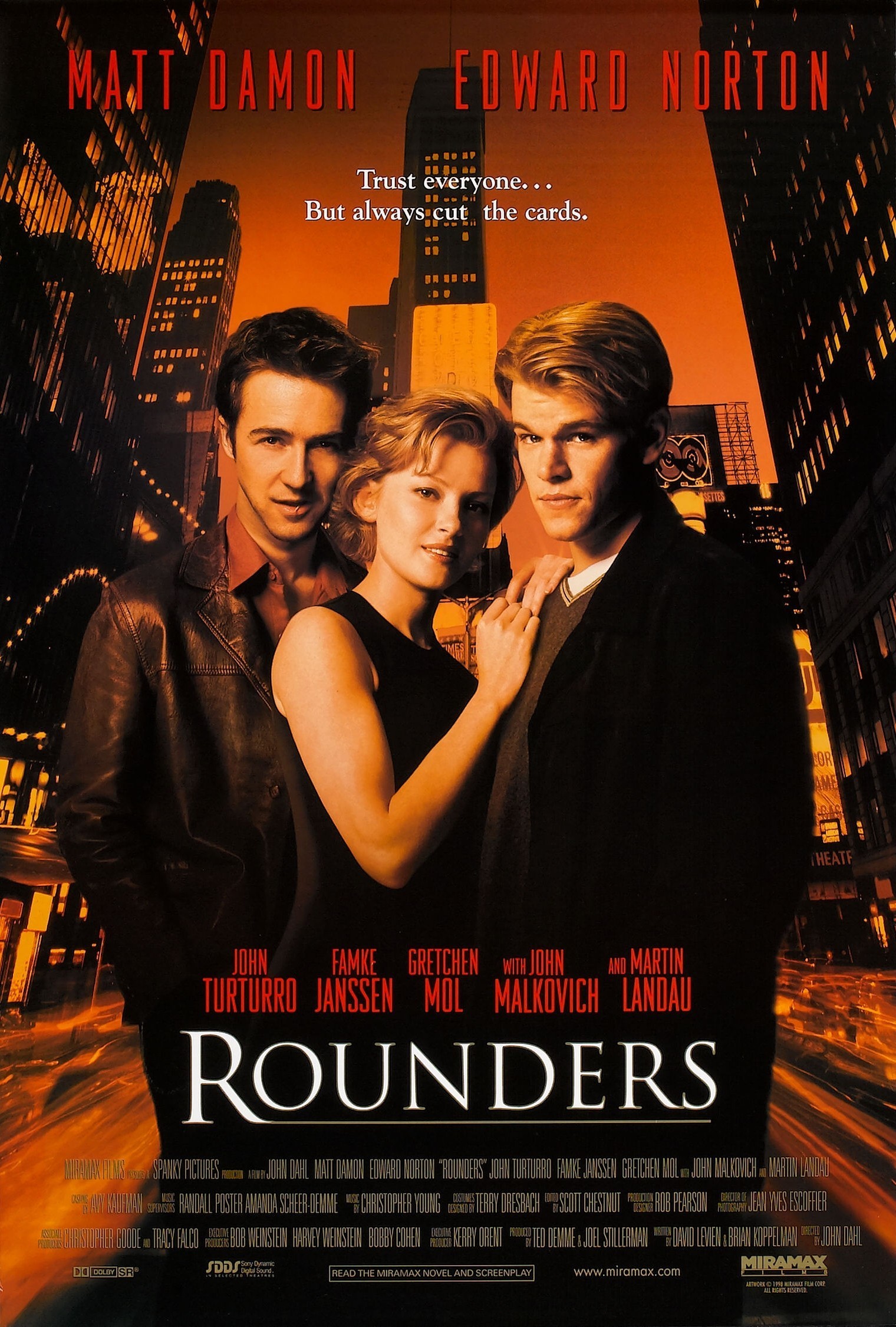 Rounders (1998) เซียนแท้ ต้องไม่แพ้ใจ